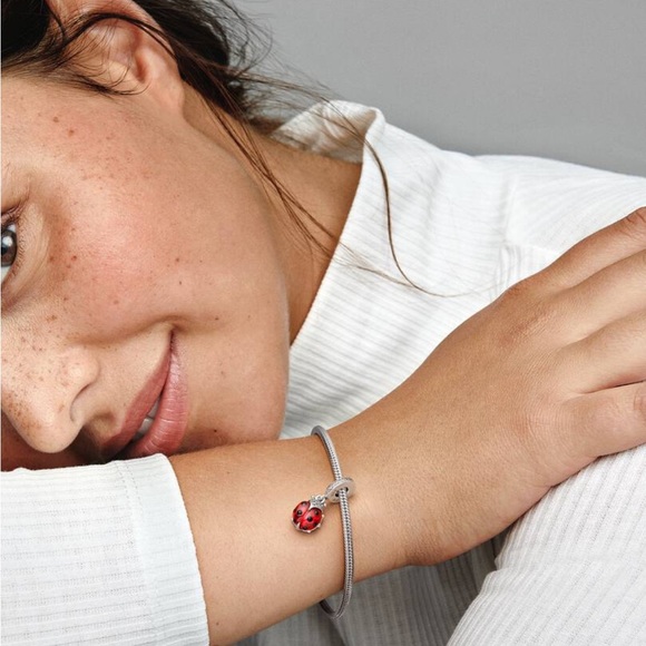 Pandora Sterling Silver, Red “Ladybird” Dangle Charm 🐞
New in Box - Picture 3 of 5
